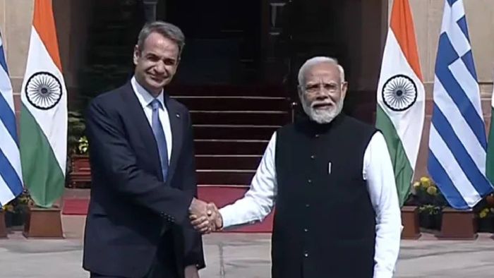 Greek Prime Minister, Kyriakos Mitsotakis, India, strategic partnership, economic cooperation, diplomatic relations, Raisina Dialogue