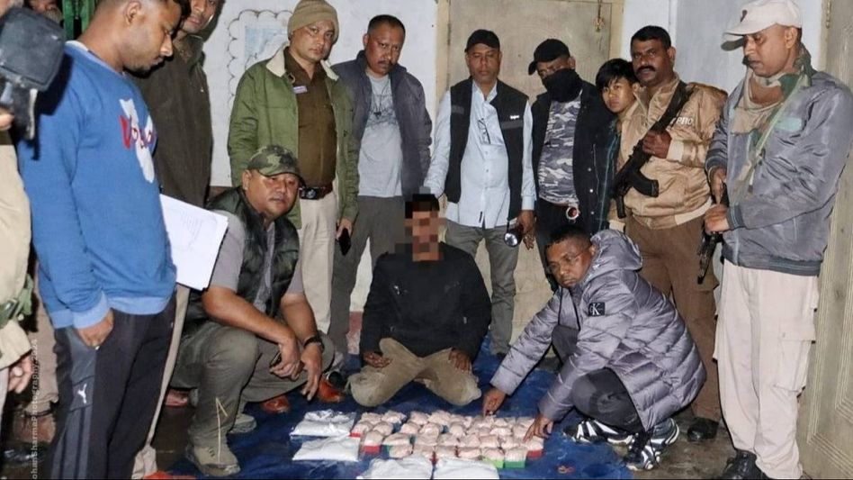 Assam: Drugs haul in Cachar worth Rs 24 crore, one arrested Assam: Drugs haul in Cachar worth Rs 24 crore, one arrested