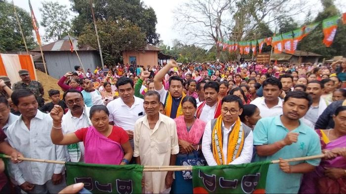 Over 675 voters joined BJP in Tripura