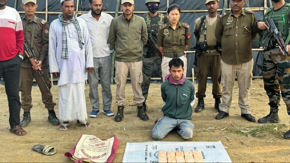 Assam: 126 grams of brown sugar seized during search operation in Cachar, 1 drug peddler held Assam: 126 grams of brown sugar seized during search operation in Cachar, 1 drug peddler held