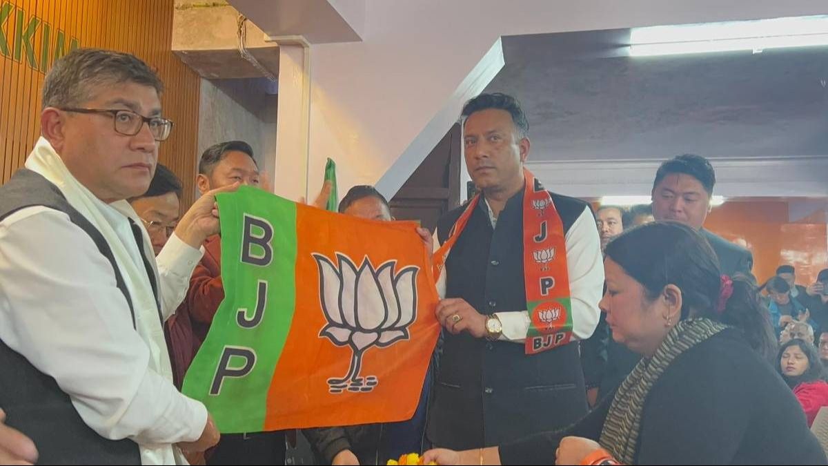 Sikkim: Former Vice President of Joint Action Council Passang Sherpa joins Bharatiya Janata Party