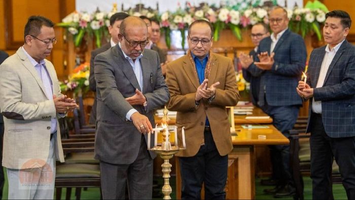 Manipur CM launches National e-Vidhan Application in Legislative Assembly