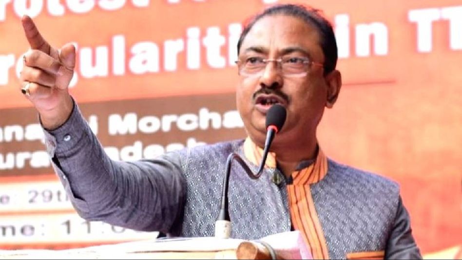 Tripura BJP chief chairs meeting of Janajati Morcha , stresses organization strengthening Tripura BJP chief chairs meeting of Janajati Morcha , stresses organization strengthening