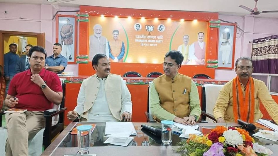 Lok Sabha polls: Tripura BJP core committee meets on candidate selections, CM leaves for Delhi Lok Sabha polls: Tripura BJP core committee meets on candidate selections, CM leaves for Delhi