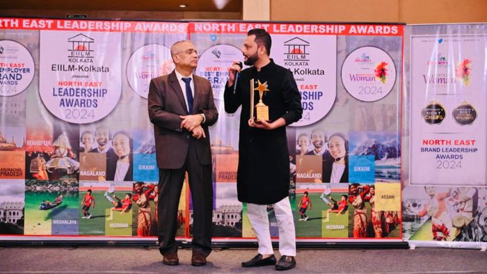 Anupam Mahanta, Planet W, Budding Entrepreneur Award, North East Leadership Awards, EIILM Kolkata, media industry, entrepreneurship