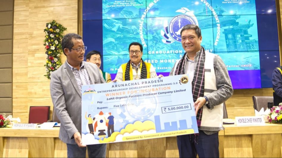 Arunachal CM Pema Khandu bolsters startups with certificates and seed money Arunachal CM Pema Khandu bolsters startups with certificates and seed money