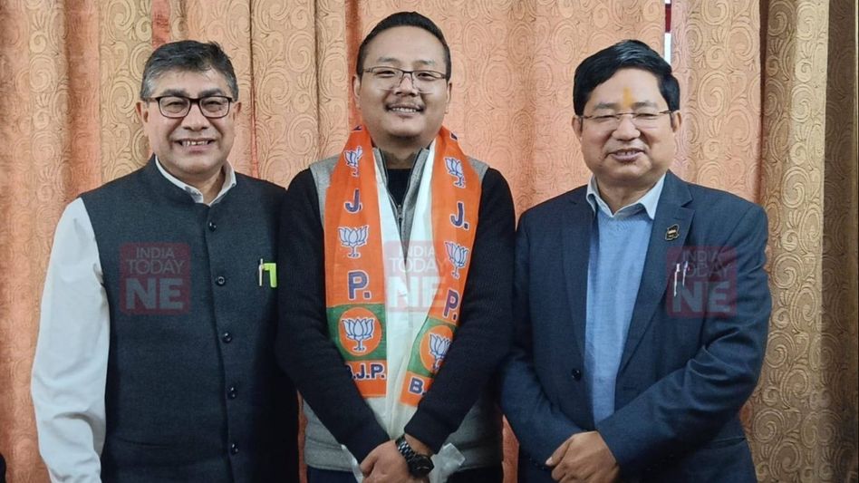 Sikkim: Political activist Sonam Gyatso Sherpa joins BJP Sikkim: Political activist Sonam Gyatso Sherpa joins BJP