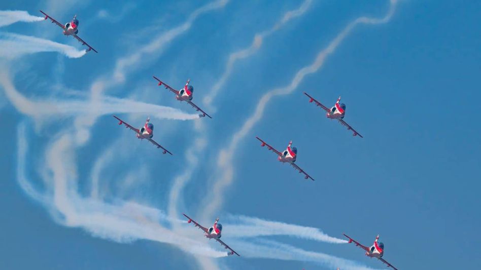 Arunachal: Surya Kiran Aerobatic Team set to enthral audience at Itanagar on March 2 Arunachal: Surya Kiran Aerobatic Team set to enthral audience at Itanagar on March 2