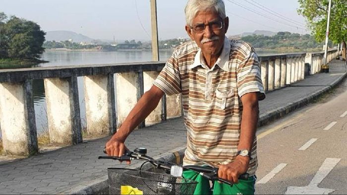 Inspiring story of 74-year-old completes a solo cycling expedition across India