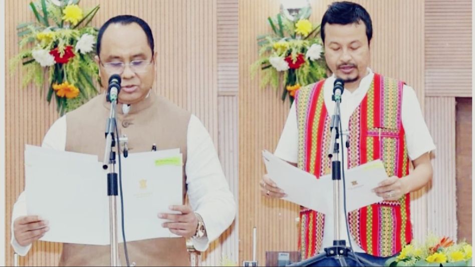 Tipra Motha joins BJP-led Tripura government, two ministers take oath Tipra Motha joins BJP-led Tripura government, two ministers take oath