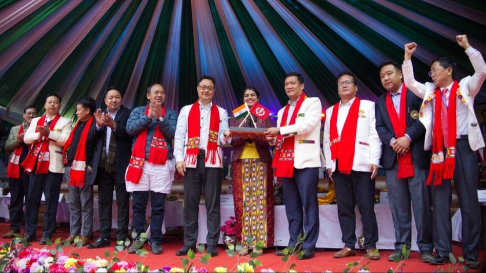 Arunachal CM Pema Khandu inaugurates new Bichom district Arunachal CM Pema Khandu inaugurates new Bichom district