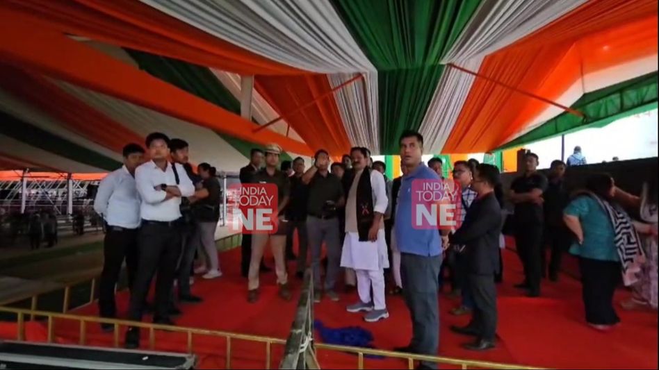 PM Modi's Arunachal visit: Massive preparation underway in Itanagar PM Modi's Arunachal visit: Massive preparation underway in Itanagar