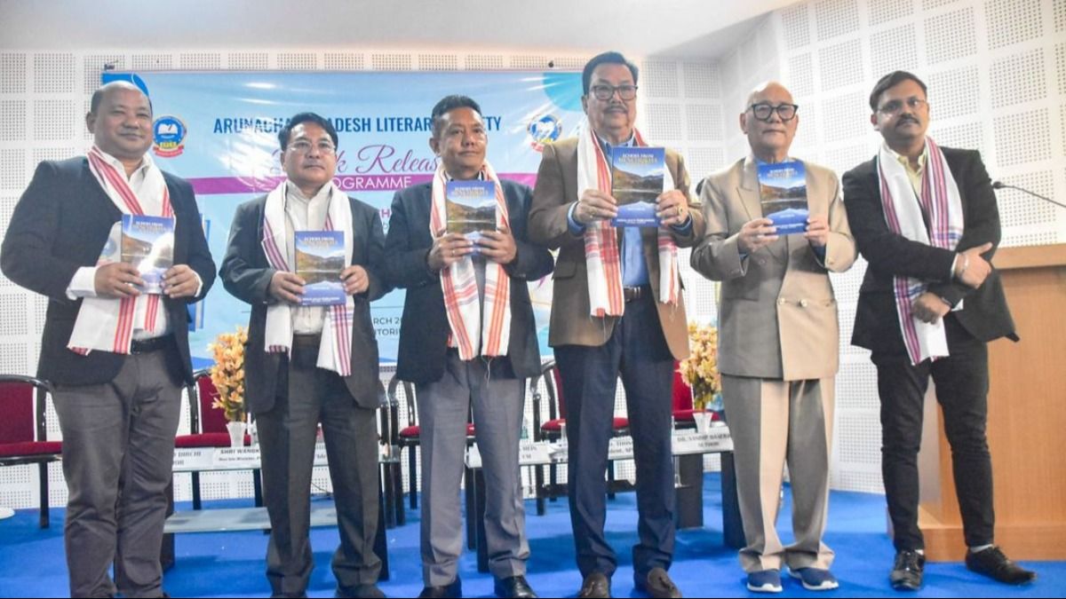 Arunachal deputy CM unveils new publications 'Echoes from Menchukha Valley' and 'Dare to Dreams' in Itanagar