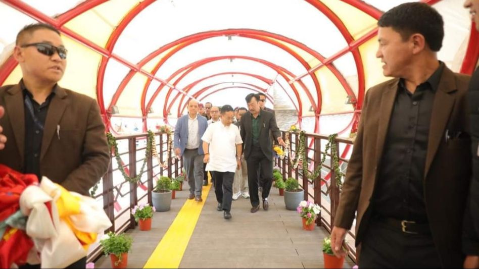 Sikkim CM inaugurates Pedestrian Subways, Foot Over Bridge at Namchi district  Sikkim CM inaugurates Pedestrian Subways, Foot Over Bridge at Namchi district