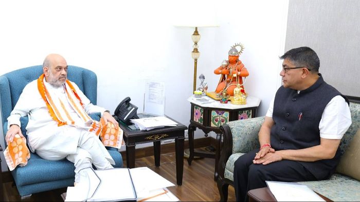 BJP Sikkim President seeks Amit Shah's guidance on political strategies