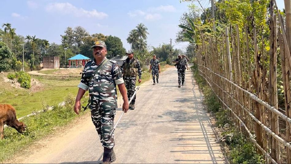 Lok sabha election: 70 companies of CAPF deployed in Tripura, begins area dominations Lok sabha election: 70 companies of CAPF deployed in Tripura, begins area dominations