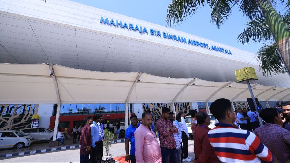 Tripura CM Manik Saha announces initiatives to introduce international flight services from MBB airport Tripura CM Manik Saha announces initiatives to introduce international flight services from MBB airport