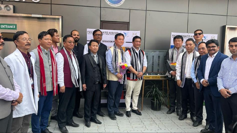 Arunachal CM Pema Khandu inaugurates first ever fully automated multi-level car parking at TRIHMS hospital Arunachal CM Pema Khandu inaugurates first ever fully automated multi-level car parking at TRIHMS hospital