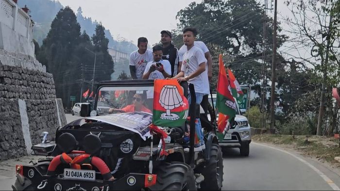Sikkim: SKM organizes Jan Bharosha Sankalp Yatra across state ahead of assembly elections