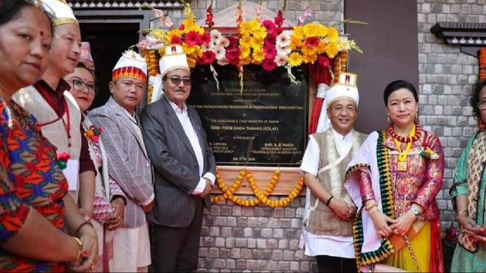 Sikkim CM inaugurates Kirat Rai Sayachongmu Mangkhim and Indian Pentecostal Church in Rinchenpong