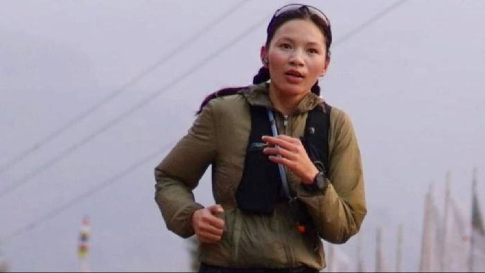 Sikkim: Marathon girl Phurba Tamang clinches victory in the 75 km Tsomgo Ultra Marathon