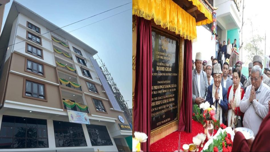 Sikkim CM Prem Singh Tamang inaugurates 'Rodhi Ghar' Gangtok in Sichey Sikkim CM Prem Singh Tamang inaugurates 'Rodhi Ghar' Gangtok in Sichey