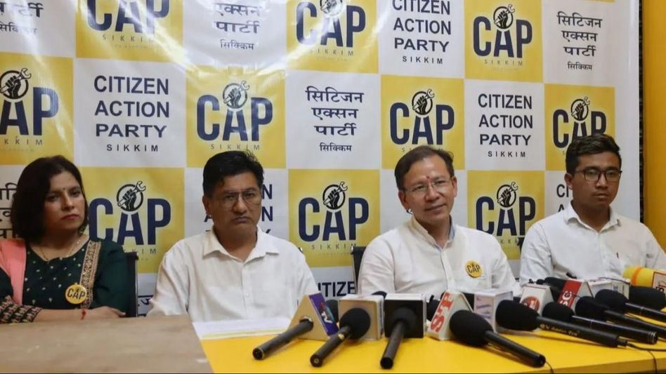 Sikkim: Citizen Action Party condemns unauthorised sharing of exit polls on social media Sikkim: Citizen Action Party condemns unauthorised sharing of exit polls on social media