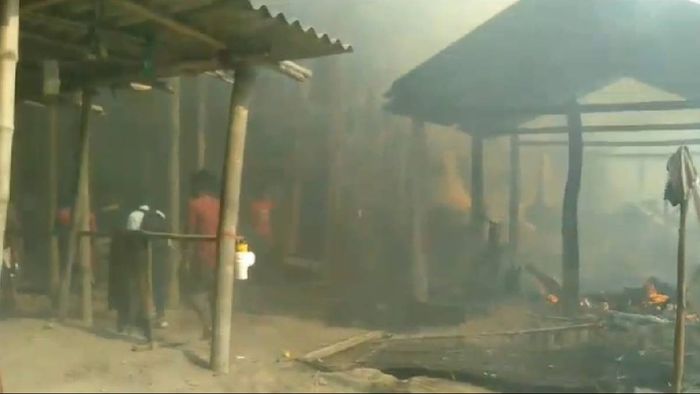 Assam: Twin fires engulf homes in Howly, community rallies in support