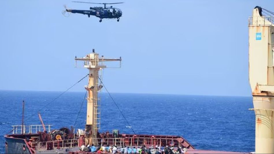 Indian Navy rescues 17 crew from hijacked ship after 40-hour long operation Indian Navy rescues 17 crew from hijacked ship after 40-hour long operation