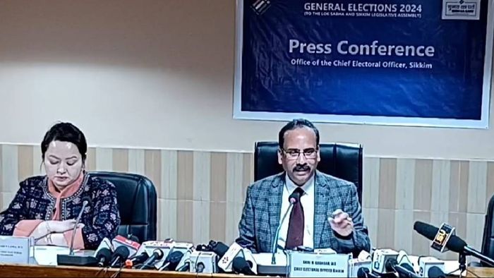 Optional home voting and three-tier security system for Sikkim Assembly Elections 2024: Chief Election Commissioner