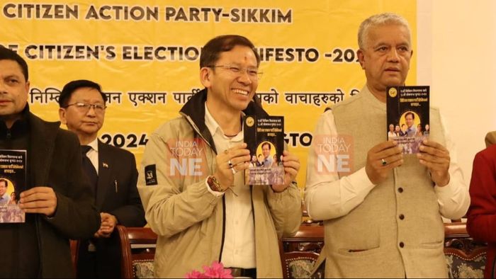 Sikkim: Citizen Action Party releases election manifesto for 2024 polls