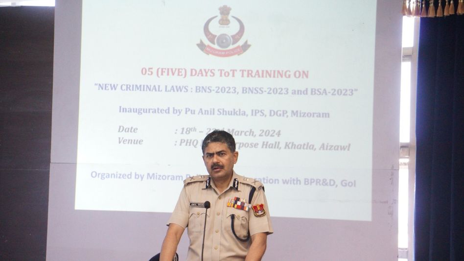 Mizoram Police organizes training on new criminal laws Mizoram Police organizes training on new criminal laws