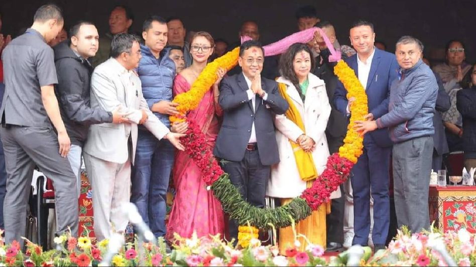 Sikkim CM Prem Singh Tamang starts campaign for upcoming state assembly elections Sikkim CM Prem Singh Tamang starts campaign for upcoming state assembly elections