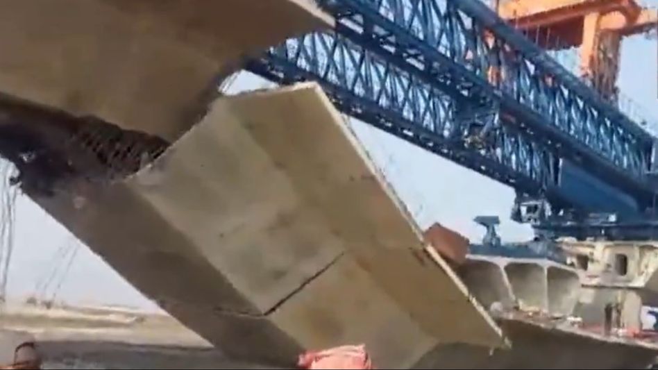 One died and nine injured as portion of under-construction bridge collapse in Bihar One died and nine injured as portion of under-construction bridge collapse in Bihar