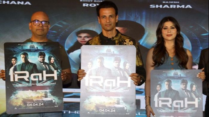 IRAH, AI-based film, trailer launch, cinema release, Rohit Bose Roy, Rajesh Sharma, Karishma Kotak, Rakshith Bhandarry, Iamplex Digital Theatrical Distribution