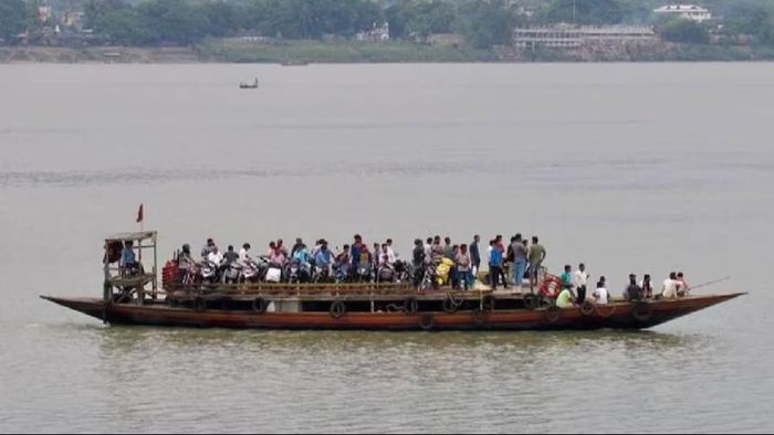 Brahmaputra River, Ferry, Stranded, Engine Malfunction, Rescue Operations, State Disaster Response Force, SB Ghanshyam, Assam