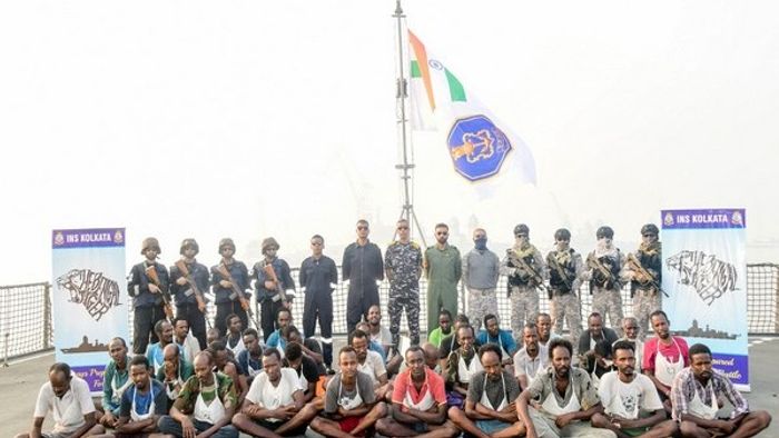 Indian Navy, Somali pirates, INS Kolkata, maritime operation, pirate vessel, safe evacuation