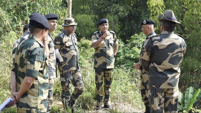 BSF ADG visits Tripura, reviews security scenario, inspects bordering areas