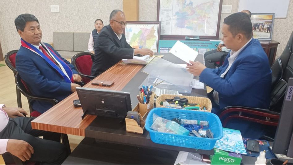 Manipur: Naga People’s Front candidate Kachui Timothy Zimik files nomination for Outer LS seat Manipur: Naga People’s Front candidate Kachui Timothy Zimik files nomination for Outer LS seat