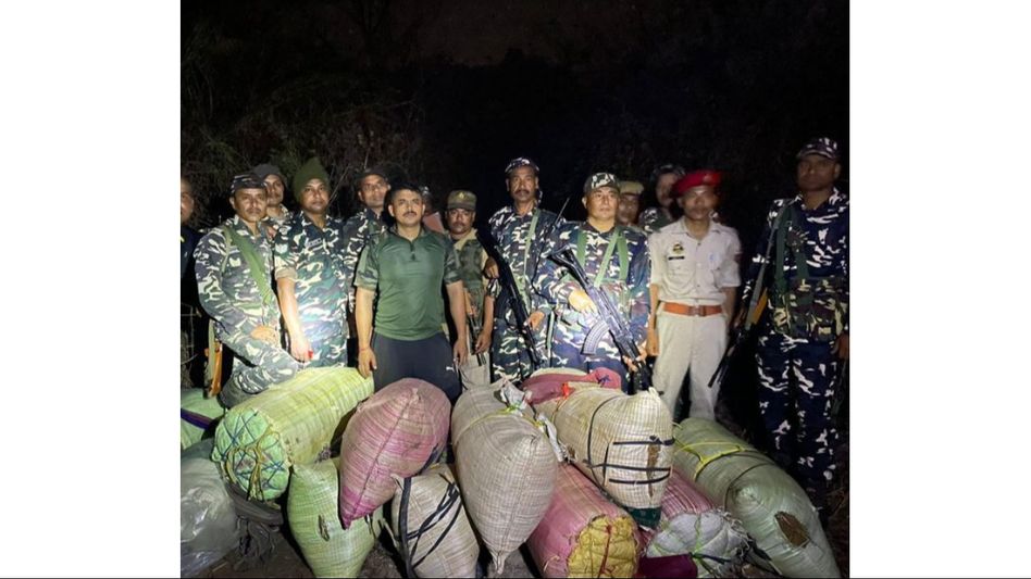 Assam: Cannabis worth Rs 1.4 crore seized near Assam-Arunachal border Assam: Cannabis worth Rs 1.4 crore seized near Assam-Arunachal border
