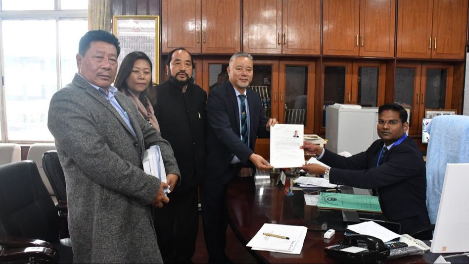 Nagaland: Dr Chumben Murry files nomination for lone LS seat Nagaland: Dr Chumben Murry files nomination for lone LS seat