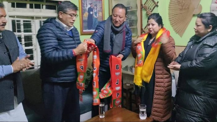 Sikkim: SKM leader Pooja Sharma officially joins BJP ahead of elections