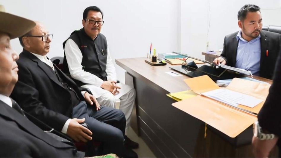 Arunachal deputy CM Chowna Mein files nomination from Chowkham (ST) Assembly constituency Arunachal deputy CM Chowna Mein files nomination from Chowkham (ST) Assembly constituency