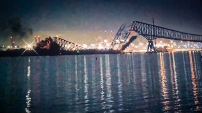 22 Indian crew safe after container ship collides with Baltimore's key bridge
