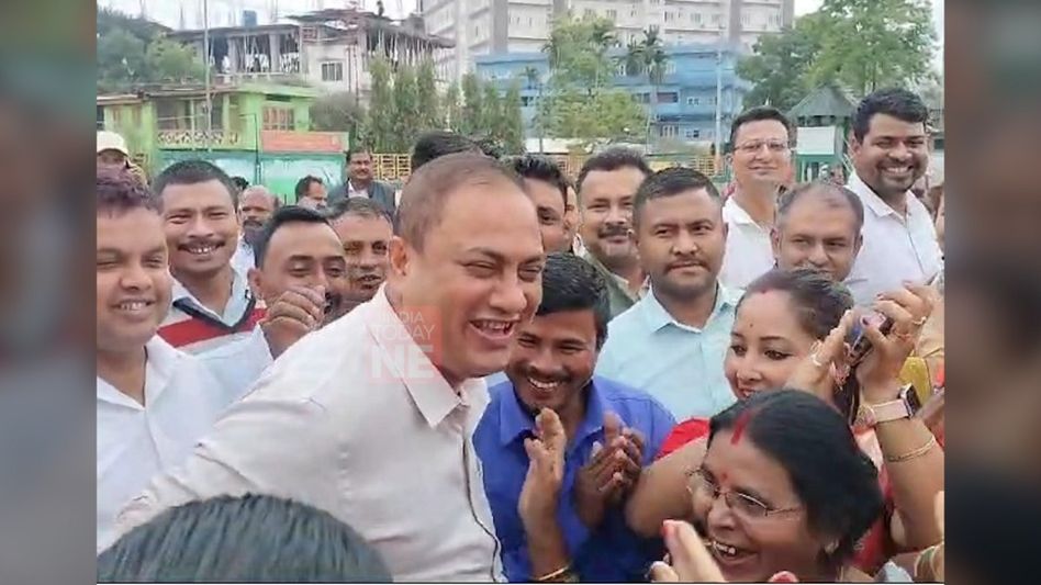 BJP's Kamakhya Prasad Tasa files nomination for Golaghat Lok Sabha Constituency BJP's Kamakhya Prasad Tasa files nomination for Golaghat Lok Sabha Constituency