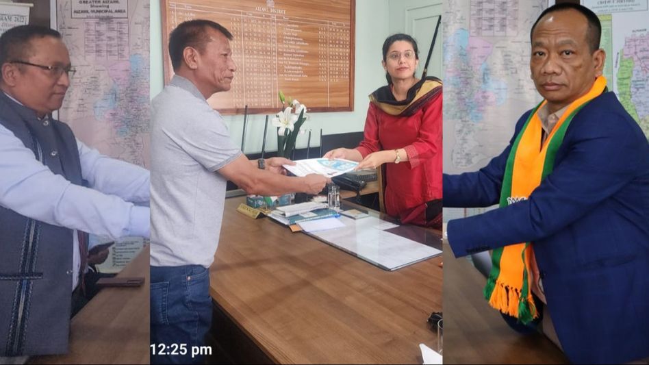 Mizoram: BJP, MNF and Congress candidates file nomination for LS polls Mizoram: BJP, MNF and Congress candidates file nomination for LS polls