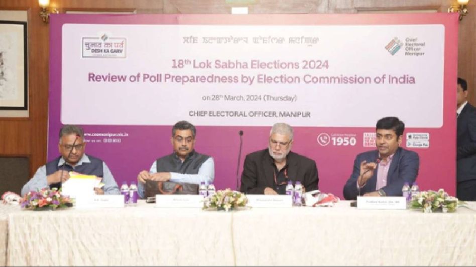 Manipur: ECI delegation prioritizes inclusivity for displaced voters in state's election preparedness review Manipur: ECI delegation prioritizes inclusivity for displaced voters in state's election preparedness review