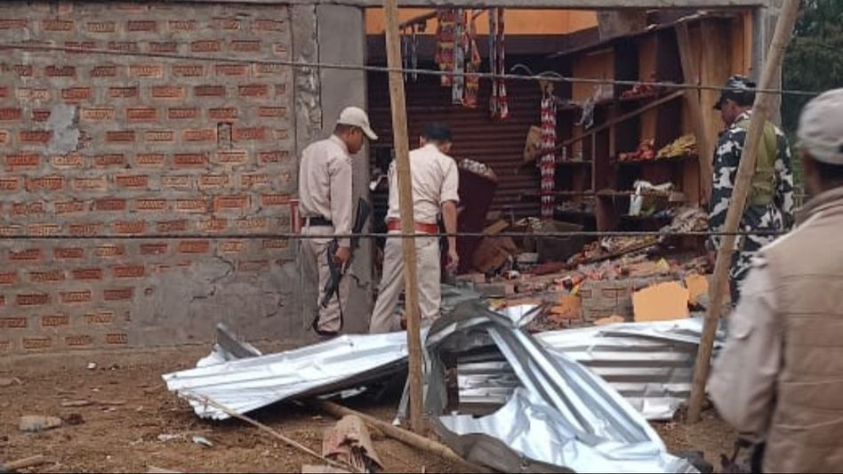 Manipur: Suspected IED blast rocks village in Jiribam district Manipur: Suspected IED blast rocks village in Jiribam district