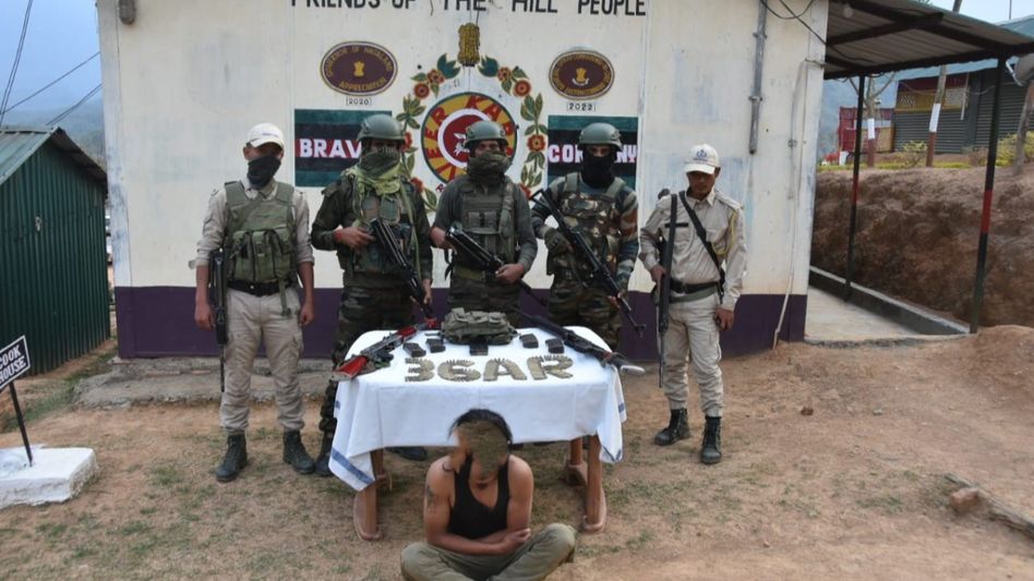 Manipur police apprehend KLA cadre in Churachandpur, recover arms and ammunition Manipur police apprehend KLA cadre in Churachandpur, recover arms and ammunition