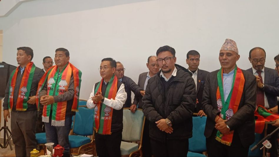 Sikkim: Phurba Tshering Sherpa joins SKM, exits BJP Sikkim: Phurba Tshering Sherpa joins SKM, exits BJP